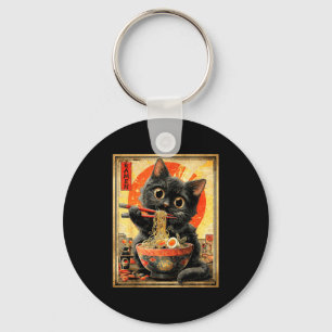 Llavero Gato divertido de ramen Amantes de fideos Anime Ot