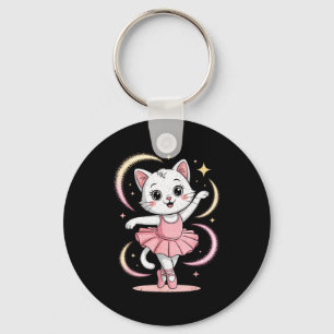 Llavero Gato Divertido Tutú Ballet Danza Ballet