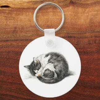 Llavero gato dormido acuesto (1825)