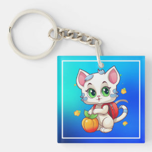 Llavero Gato En La Escuela-85241