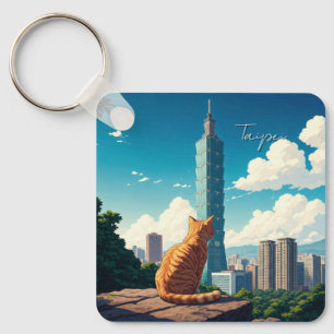 Llavero Gato en Taipei 101 Taiwán