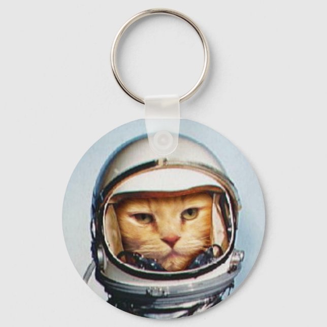 Llavero Gato espacial (Anverso)