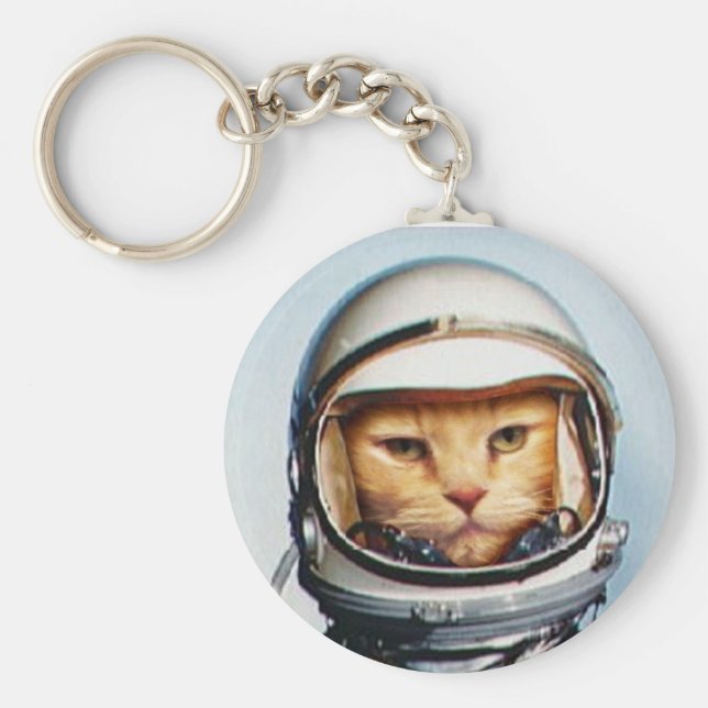 Llavero Gato espacial (Frente)