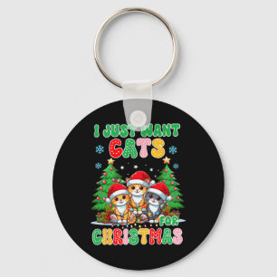 Llavero Gato Gato Gato Gato Navidad Navidad Quiero Gatos P