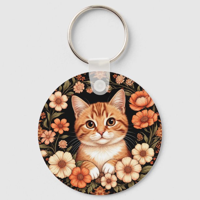 Llavero Gato Gingebre Encantador (Anverso)