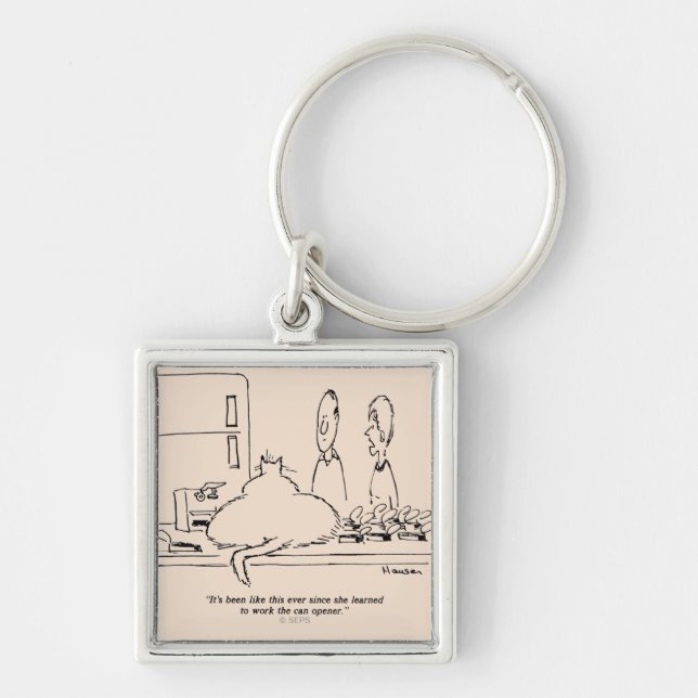 Llavero Gato gordo (Frente)