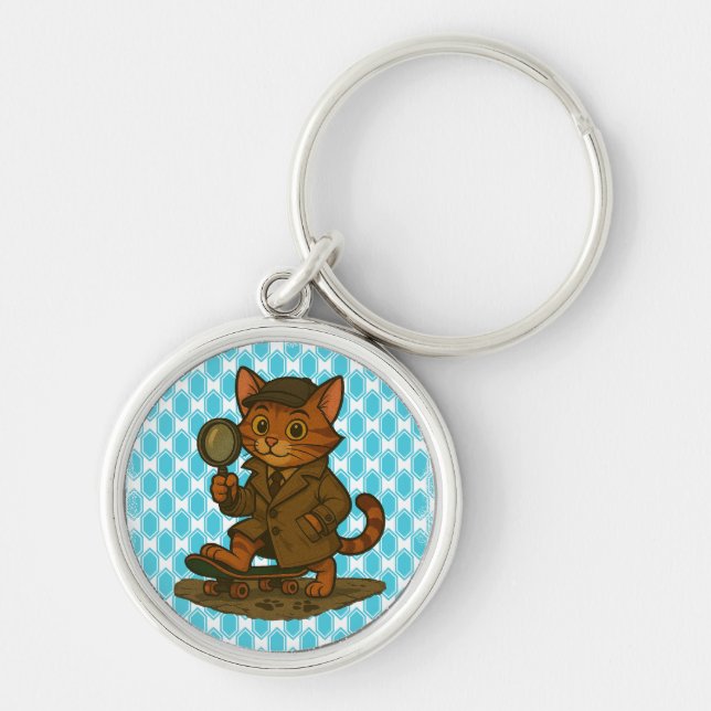 Llavero gato gracioso (Frente)