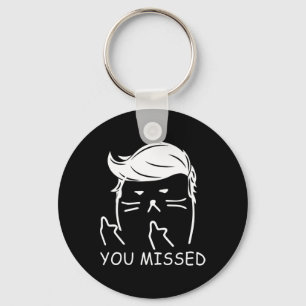 Llavero Gato gracioso que perdiste de Trump 2024