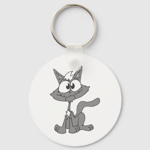 Llavero Gato gris