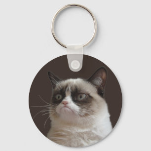 Llavero Gato Grumpy - La Grumpy Stare Keychain