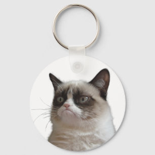 Llavero Gato Grumpy - La Grumpy Stare Keychain