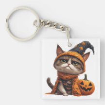 Gato Gruñón Con Compañero Jack O Lantern 🎃