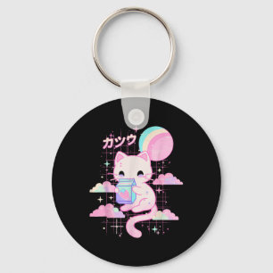 Llavero Gato japonés de fresa de gato Anime 90 Japón