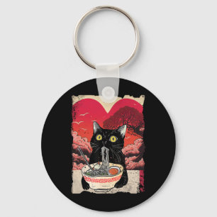 Llavero Gato Kawaii Comiendo Fideos Ramen Ramen Es Mi Vale
