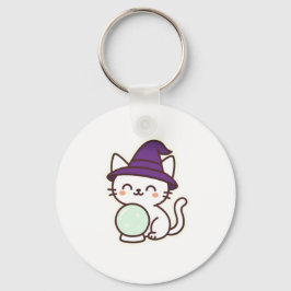 Llavero Gato Kawaii Halloween - Magnífico y adorable Spook