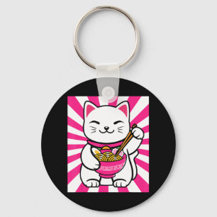 Llavero Gato lindo Ramen Anime Kawaii Regalo adolescente