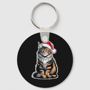 Llavero Gato Maine Coon Navidad Xmas Gatito Amante M