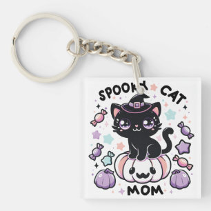 Llavero Gato mamá kawaii espeluznante de Halloween – Gatit