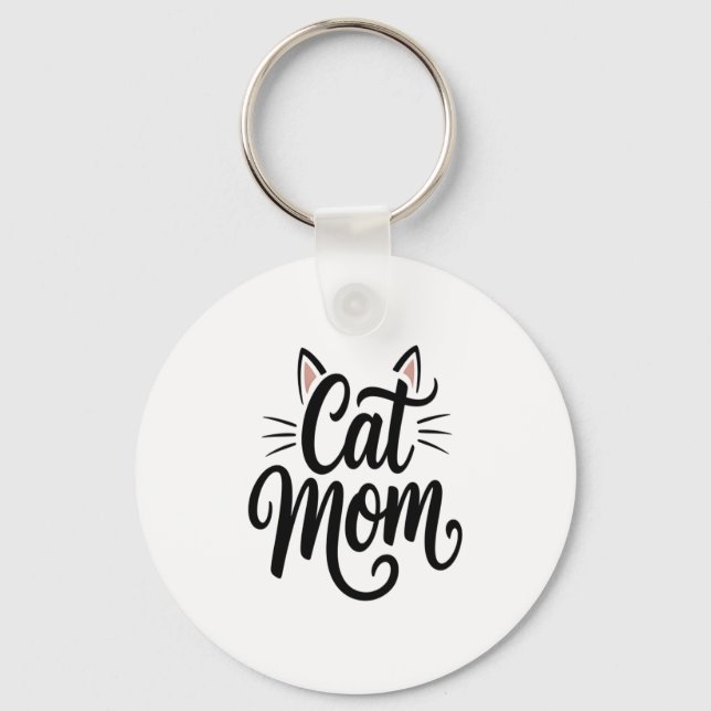 Llavero Gato Mamá Whiskers y Oídos (Anverso)