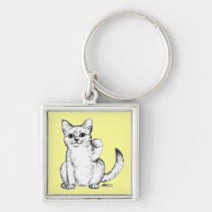 Llavero Gato Maneki Neko Atrayendo