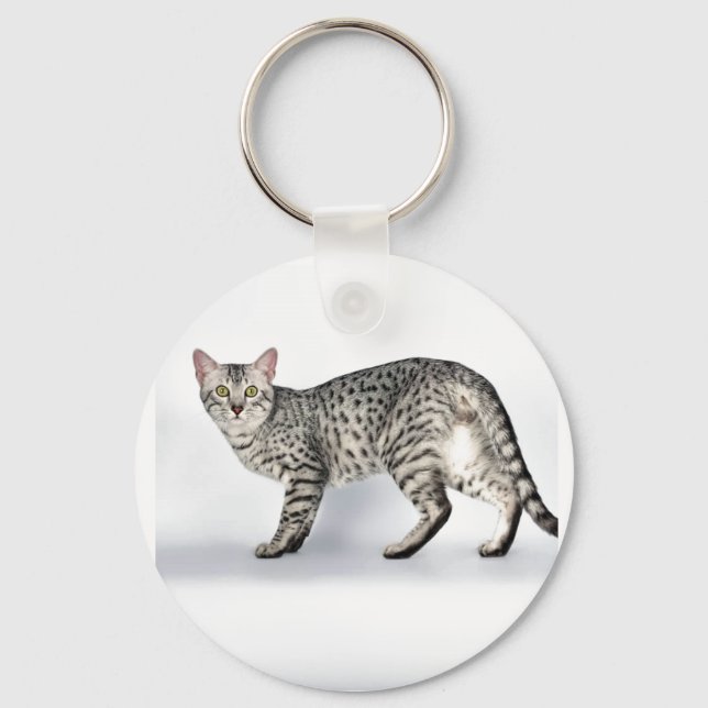 Llavero Gato Mau Egipcio Raro (Anverso)