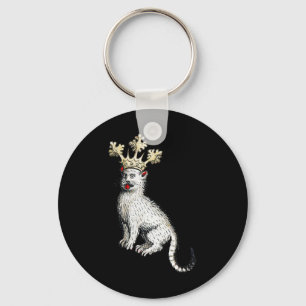 Llavero Gato medieval Rey Antiguo Edad Media Alemania
