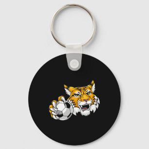 Llavero Gato montés Bobcat Lince Puma Fútbol Byll Dibujos
