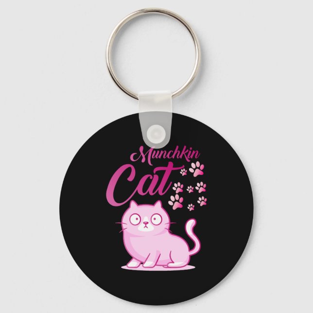 Llavero Gato Munchkin (Anverso)