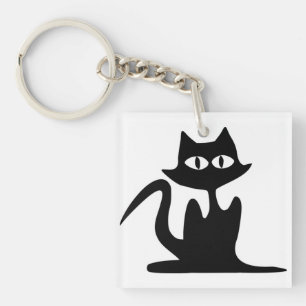 LLAVERO GATO NEGRO