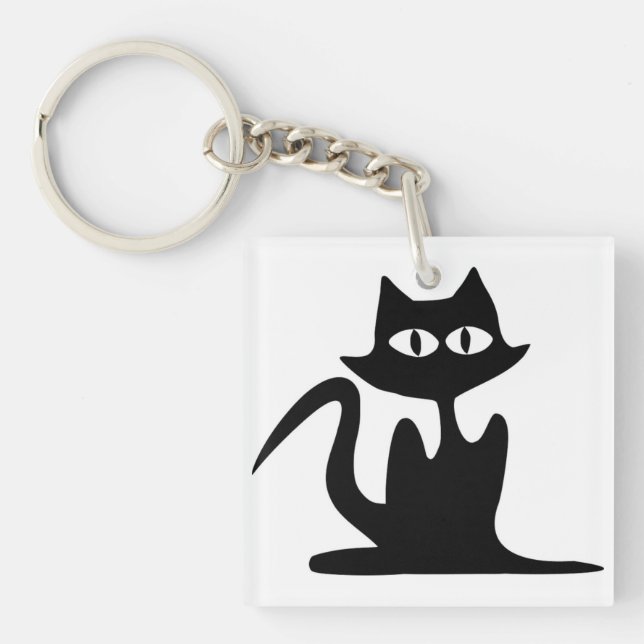 LLAVERO GATO NEGRO (Frente)