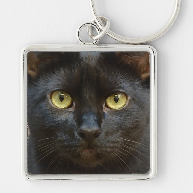 Llavero Gato negro (Frente)