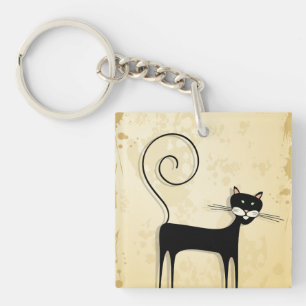 Llavero Gato negro