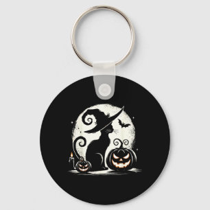 Llavero Gato Negro Amantes del Gato de Halloween