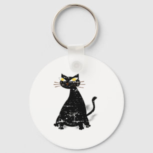 Llavero Gato negro de grasa con problemas