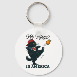 Llavero Gato Negro No Reyes En América, Gatos Vintage En C