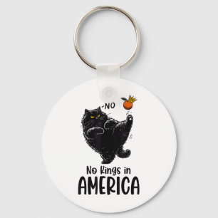 Llavero Gato Negro No Reyes En Estados Unidos Nosotros, El