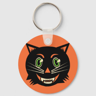 Llavero Gato negro vintage