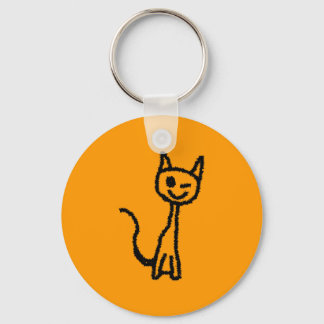 Llavero Gato negro, Winking.
