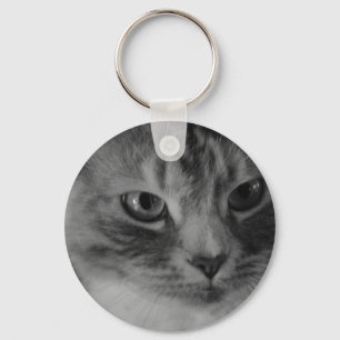 Llavero Gato (negro y blanco)