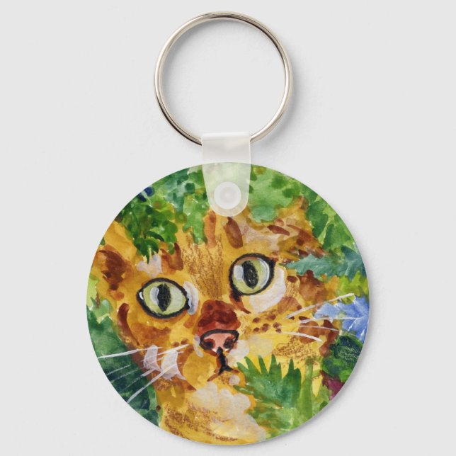 Llavero Gato oculto (Anverso)