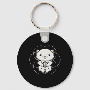 Llavero Gato Persa Anime Gatito Conciencia de Dislexia