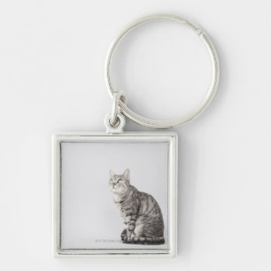 Llavero Gato que mira para arriba