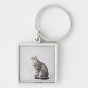 Llavero Gato que mira para arriba