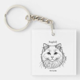 Llavero Gato Ragdoll