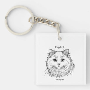 Llavero Gato Ragdoll
