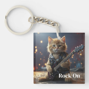 Llavero Gato Rocker