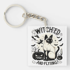 Llavero Gato siamés Magia: Bewitado y libre