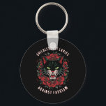 Llavero Gato sin hijos contra el fascismo<br><div class="desc">Gato sin hijos contra el fascismo</div>