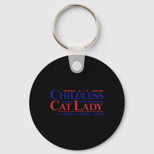 Llavero Gato sin hijos Lady Kamala 2024 Harris Funny Presi