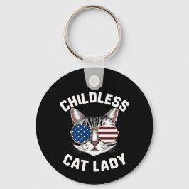 Llavero Gato sin hijos Lady Kamala Harris 2024